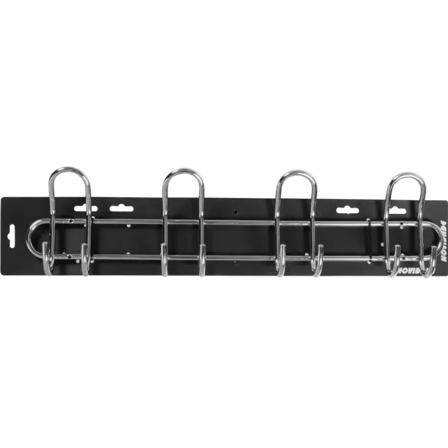 Kapstok 8 haken Gerome chroom zamak 590 mm