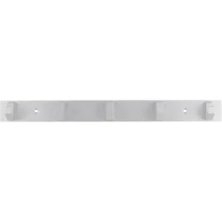 Kapstok 5 haken Kristel aluminium 360 mm