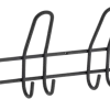 Kapstok 8 haken Ursela zwart zamak 530 mm