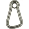 Karabijnhaak dicht oog triangel 6x60mm
