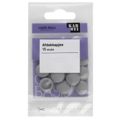 KARWEI afdekkapje grijs (15 stuks)