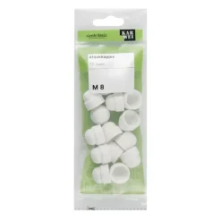 KARWEI afdekkapje M8 wit (15 stuks)