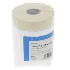 KARWEI afplaktape met afdekfolie navulling 33mx55cm