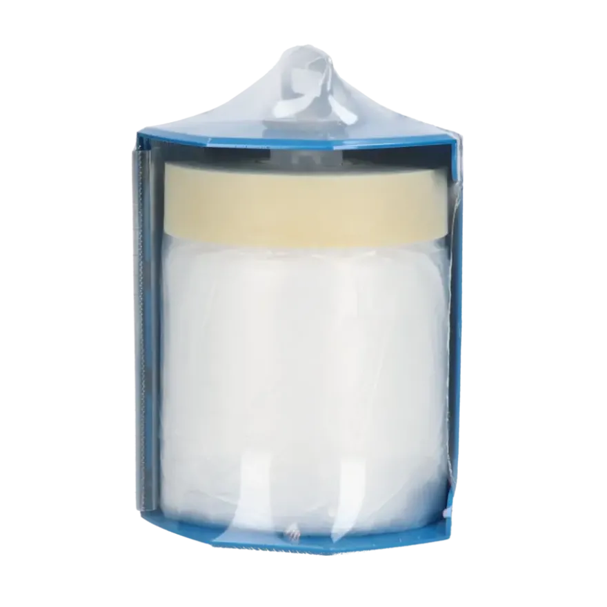 KARWEI afplaktape met afdekfolie in dispenser 33m x 55cm