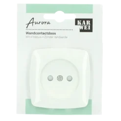 KARWEI Aurora wandcontactdoos wit