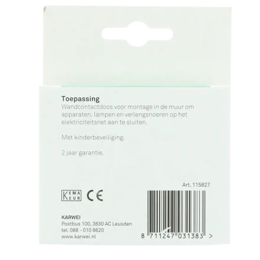 KARWEI Aurora wandcontactdoos wit