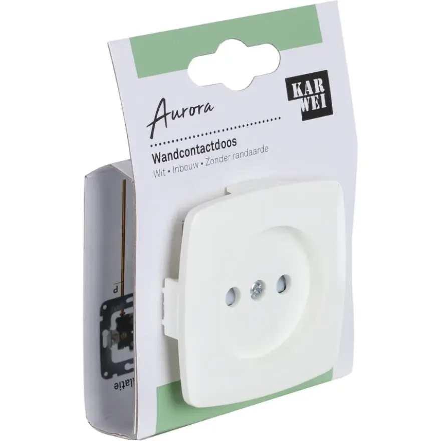 KARWEI Aurora wandcontactdoos wit