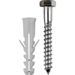 KARWEI Basisplug 10x50mm+hdb 8x60mm RVS 4ST