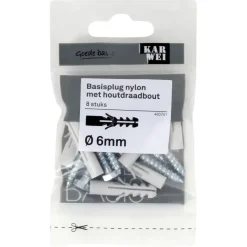 KARWEI Basisplug 6x30mm + hdb 5x35mm 8ST