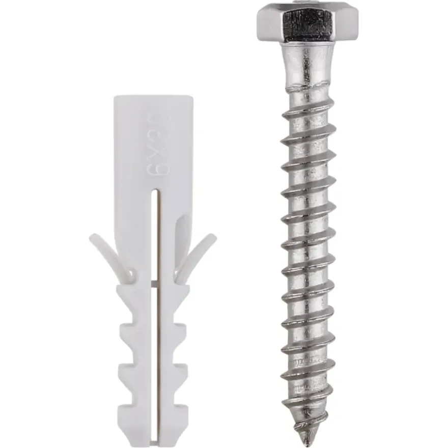 KARWEI Basisplug 6x30mm+hdb 5x35 RVS 4ST