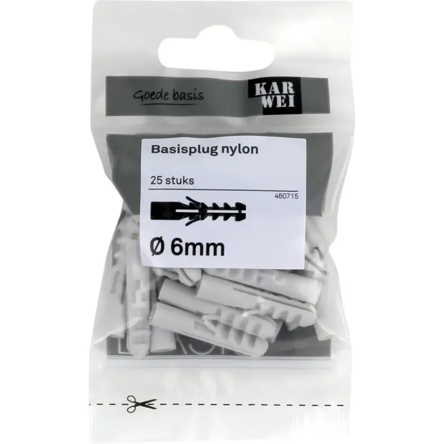 KARWEI Basisplug 6x30mm 25ST