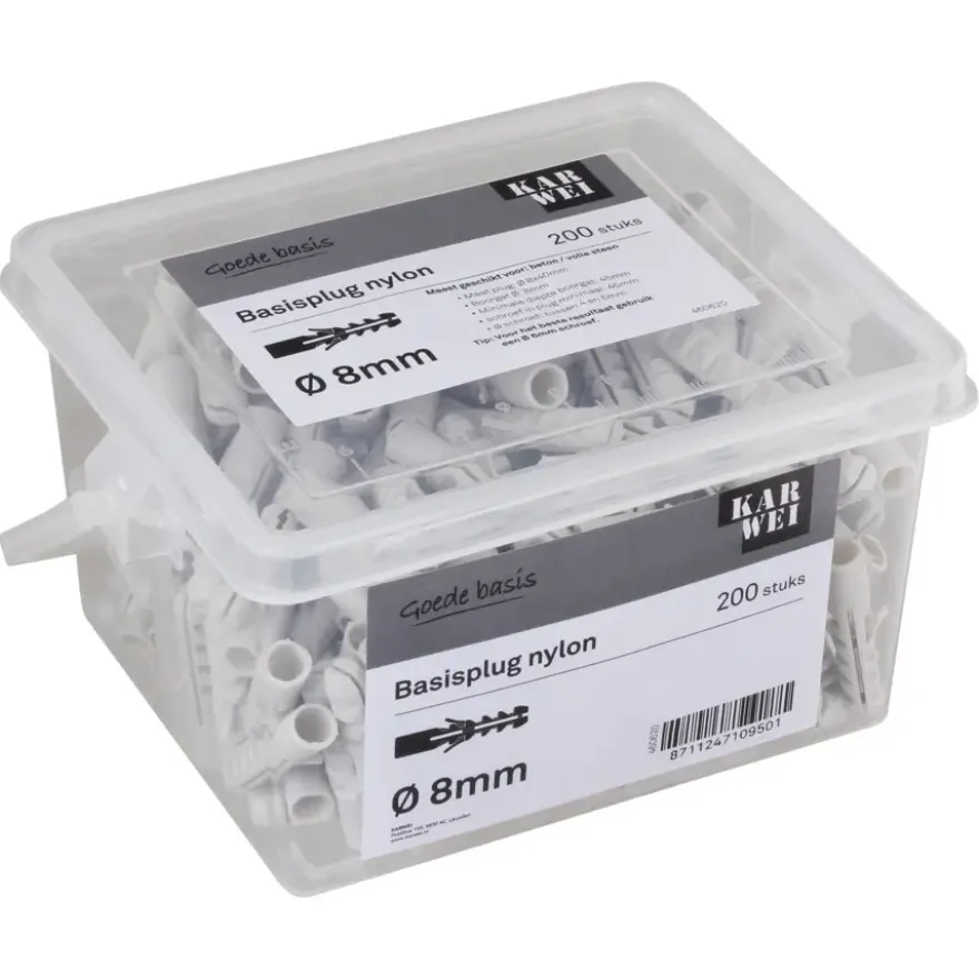 KARWEI Basisplug 8x40mm 200ST