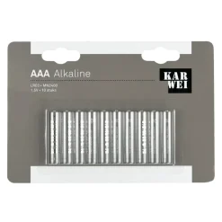 KARWEI Batterij Alkaline AAA 10 stuks