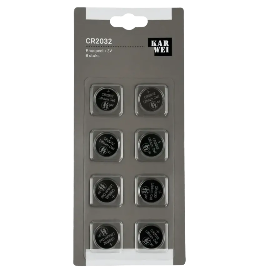 KARWEI Batterij Knoopcel 2032 8 stuks