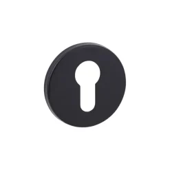 KARWEI cilinder rozet rond zwart (aluminium)