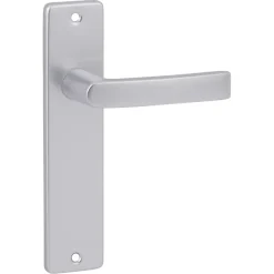 Karwei deurkruk set Blok recht blind schild aluminium