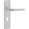 Karwei deurkruk set Daan recht schild sleutelgat 56 mm aluminium