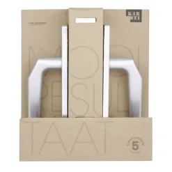 Karwei deurkruk set Daan recht blind schild aluminium