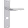 Karwei deurkruk set Daan recht schild vrij-bezet sluiting 63/8 mm aluminium