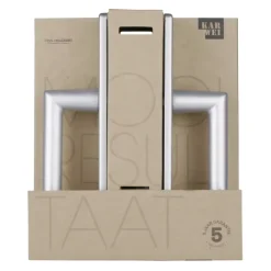 Karwei deurkruk set Greece recht blind schild ANOX aluminium mat