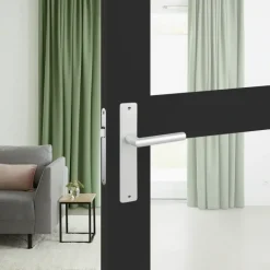 Karwei deurkruk set Greece recht blind schild ANOX aluminium mat