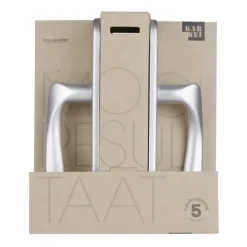 KARWEI deurkrukset Italie langschild sleutel 56mm ANOX (mat aluminium)