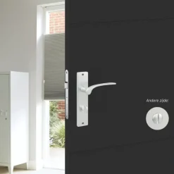 KARWEI deurkrukset Pedro langschild vrij-bezet 63/8mm aluminium