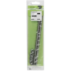 KARWEI draadeinden M8x200 mm (2 stuks)