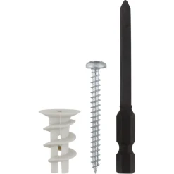 KARWEI Gips plug 6x22mm+uni ck 4x40 12ST +bit