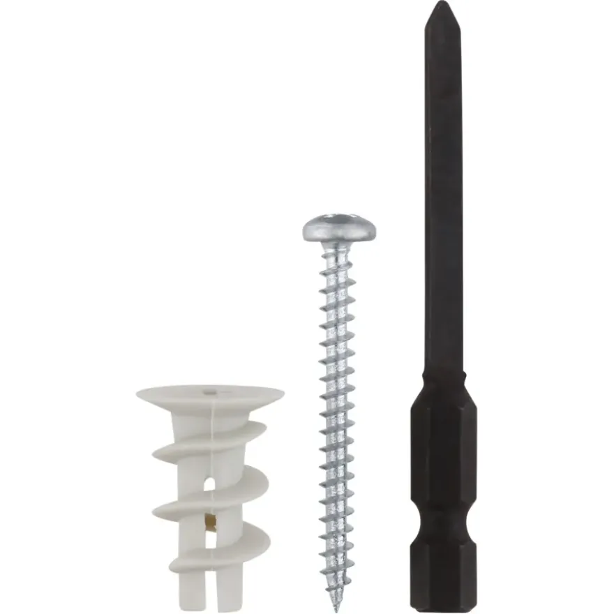KARWEI Gips plug 6x22mm+uni ck 4x40 12ST +bit
