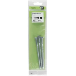 KARWEI houtdraadbout M7x110 mm 3 stuks