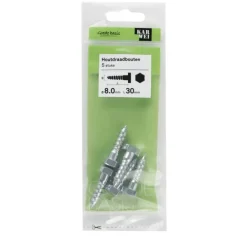 KARWEI houtdraadbout M8x30 mm 5 stuks