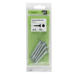 KARWEI houtdraadbout M6x50 mm 5 stuks