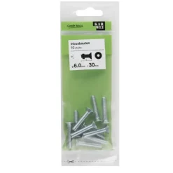 KARWEI inbusbout M6x30 mm 10 stuks
