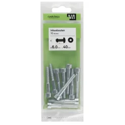 KARWEI inbusbout M6x40 mm 10 stuks