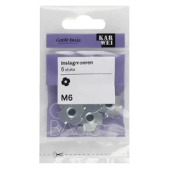 KARWEI inslagmoer M6 (6 stuks)