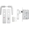KARWEI insteekslot badkamerslot/wc-slot compleet met deurschild Doorn 50mm PC 63mm