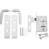 KARWEI insteekslot dag/nachtslot compleet met deurschild Doorn 50mm PC 56mm