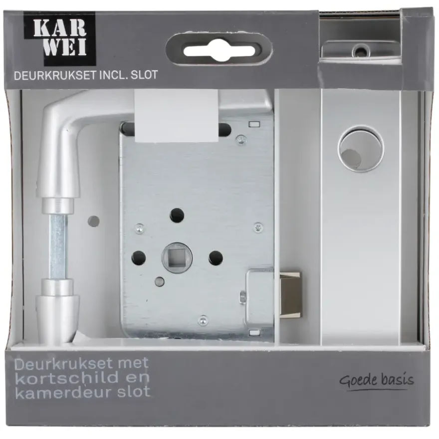 KARWEI insteekslot loopslot compleet met deurschild Doorn 50mm