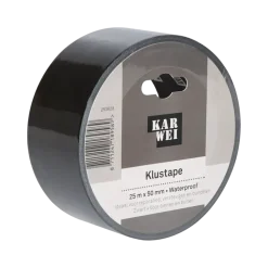 KARWEI klus- en reparatietape zwart 25 m x 50 mm