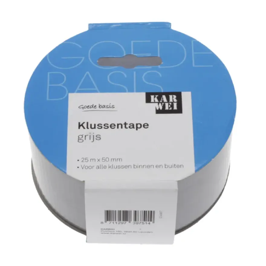 KARWEI klussentape 25mx50mm grijs