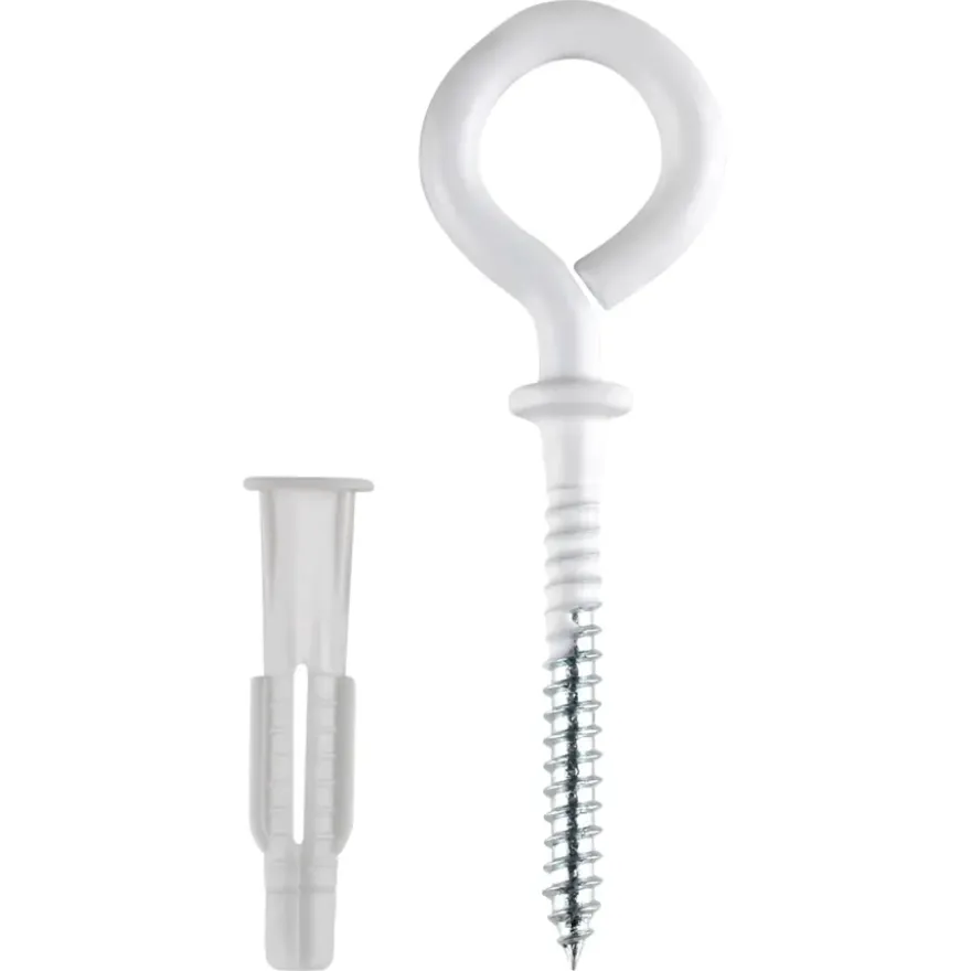 KARWEI kraagplug 6x36mm+schr.Schroefoog 4,5x70mm 2ST