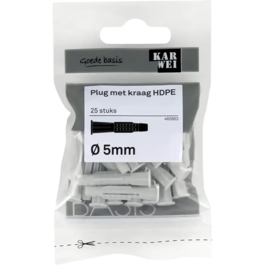 KARWEI kraagplug 5x30mm 25ST