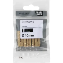 KARWEI Messingplug M8 - 10x30mm 4ST