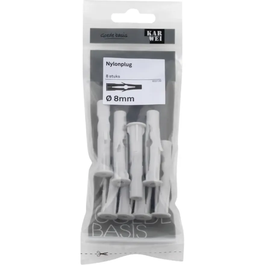 KARWEI Nylonplug 8x50mm 8ST