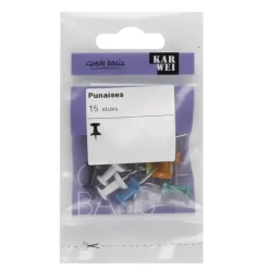 KARWEI Punaise Hoed Gekleurd - 15 Stuks