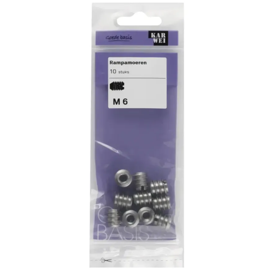 KARWEI rampamoer M6 (10 stuks)