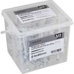 KARWEI slagplug 8x80mm/ 4,8x85mm 50ST