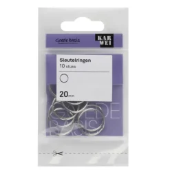 KARWEI sleutelring ijzer 20 mm (10 stuks)