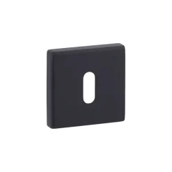 KARWEI sleutel rozet vierkant zwart (RVS)